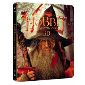 HOBBIT AN UNEXPECTED JOURNEY 4 DISC (3D 2disc & 2D & BONUS) STEELBOOK